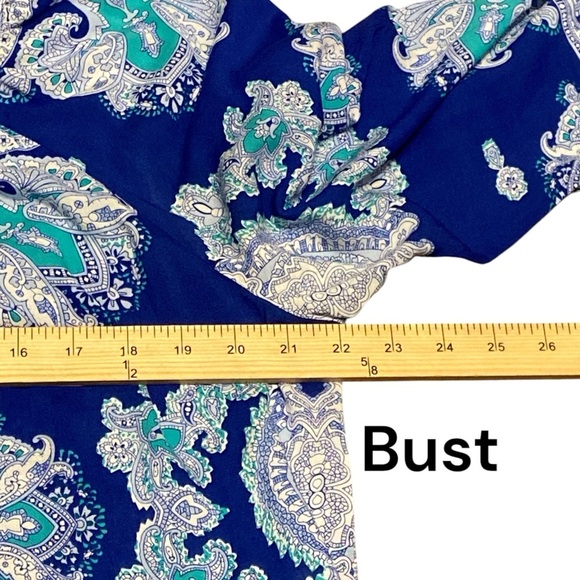 Grand & Greene Blue Embellished 3/4 Sleeve Blouse
BIN 1 - Picture 6 of 6